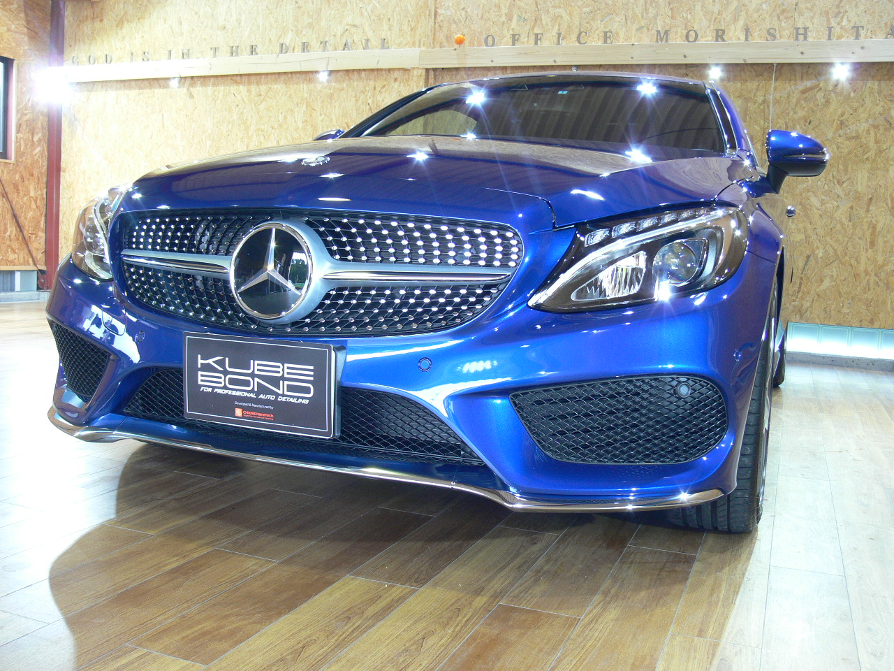 白い雲 青いベンツ Ppf カーフィルム コーティング 静岡のオフィスモリシタ